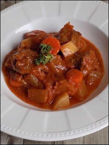 Ragout de boeuf hivernal