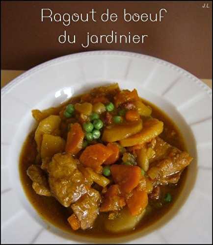 Ragout de boeuf jardinier