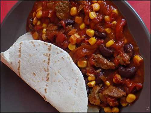 Ragout de boeuf tex mex