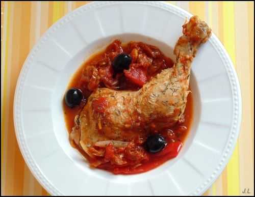 Ragout de poulet à la méditerranenne