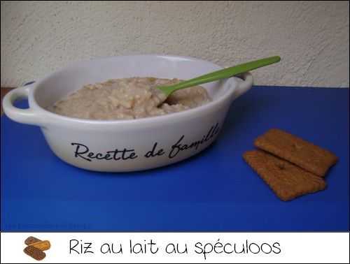 Riz au lait au spéculoos