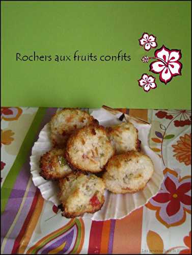 Rochers aux fruits confits