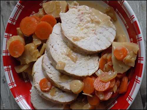 Roti de dinde aux légumes d'hiver