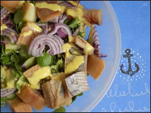 Salade de harengs a la moutarde