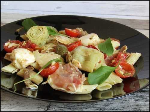 Salade de pâtes à l'italienne - Une toquée en cuisine