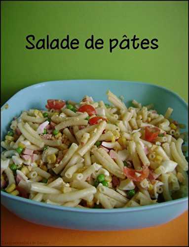 Salade de pâtes