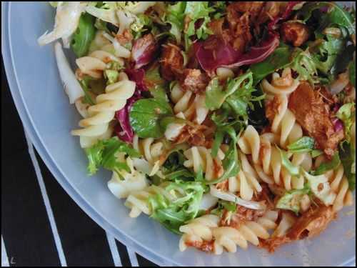 Salade de pennes au maquereau