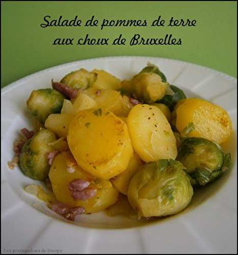 Salade de pommes de terre aux choux de Bruxelles
