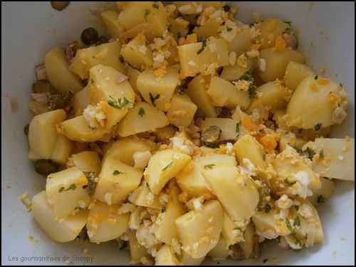 Salade de pommes de terre persillées - Une toquée en cuisine
