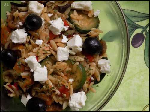 Salade de risone à la feta