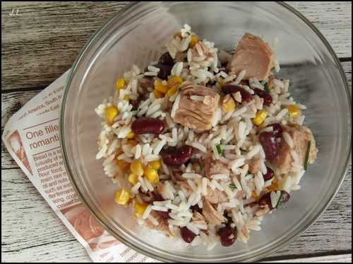 Salade de riz au thon