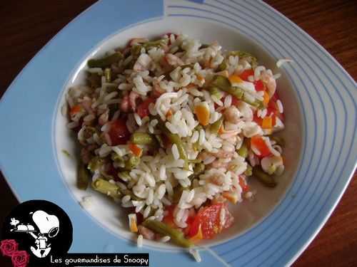 Salade de riz froid