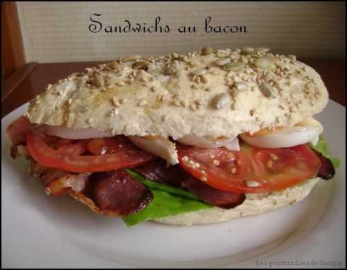 Sandwichs au bacon