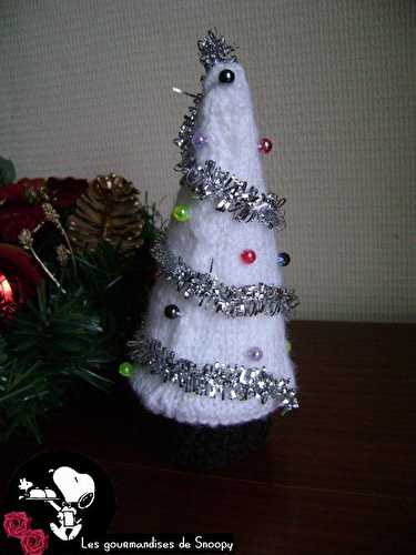 Sapin de Noël au tricot