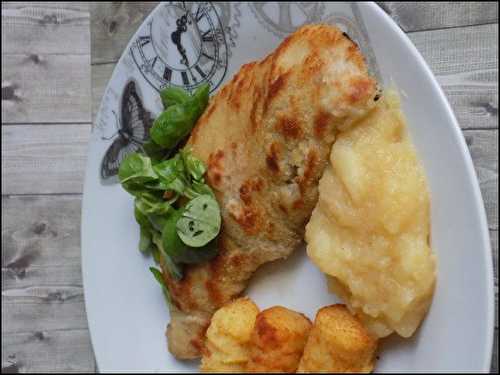 Schnitzels de porc aux pommes