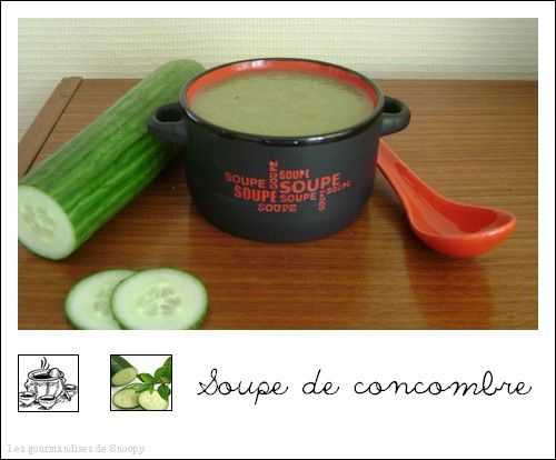 Soupe au concombre