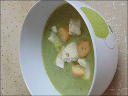 Soupe de brocoli au chèvre