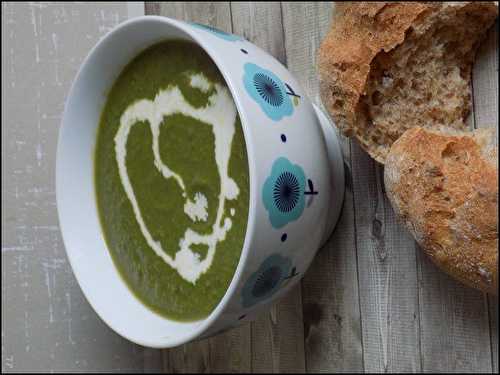 Soupe pois laitue et estragon