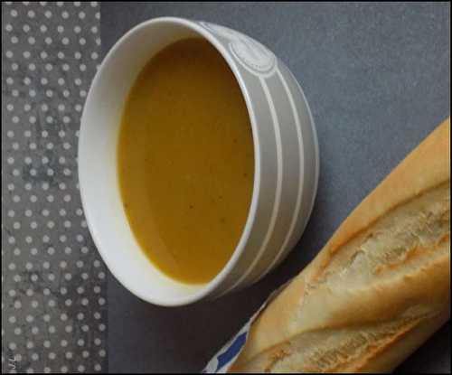 Soupe potiron-orange-thym