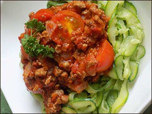 Spaghettis de courgettes