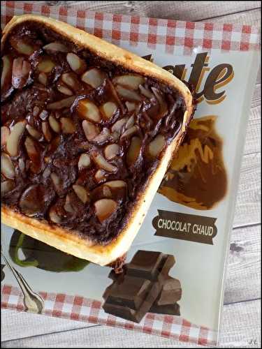 Tarte au chocolat et amandes