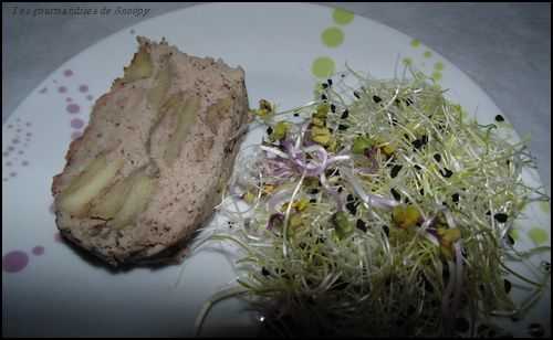 Terrine de canard aux pommes