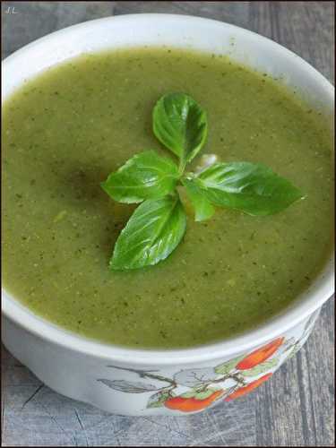 Soupe de courgettes au mascarpone