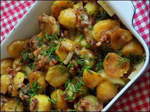 Pommes de terre au lardons au COOKEO