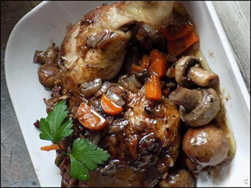 Poulet au vin