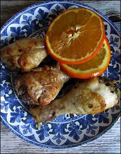 Tajine de poulet à l'orange