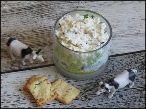 Fromage frais échalote ciboulette