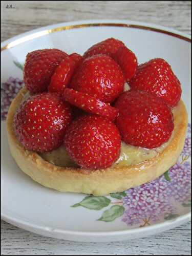 Tartelettes fraises pistaches