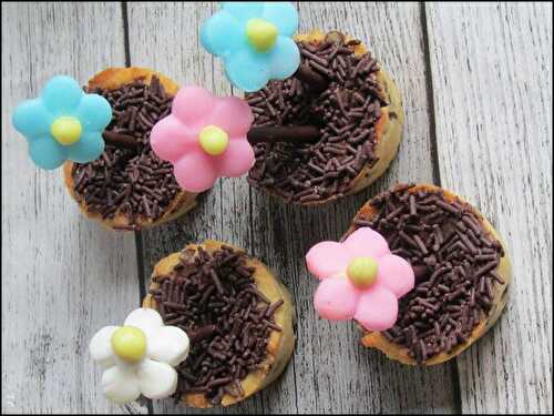 Cookies pots de fleur