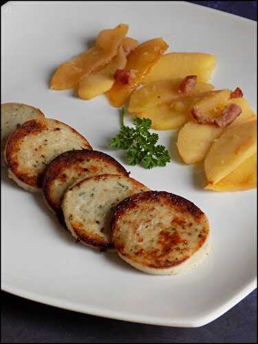 Boudin aux pommes et lard