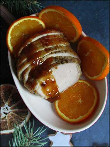 Rôti de porc à l'orange