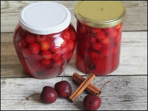 Cerises à l'eau de vie