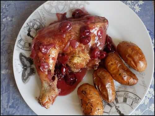 Poulet à la kriek