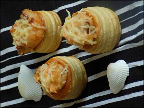 Feuilletés au crabe et tomates séchées