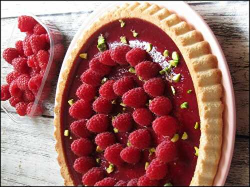 Tarte aux framboises