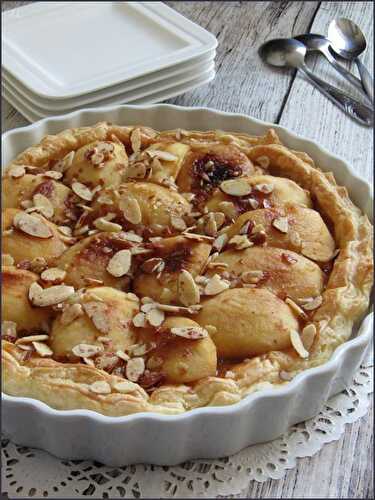 Tarte aux pommes et caramel au beurre salé 