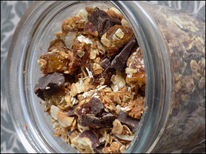 Granola orange-chocolat