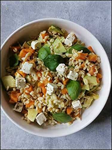 Salade quinoa-feta-patate douce 