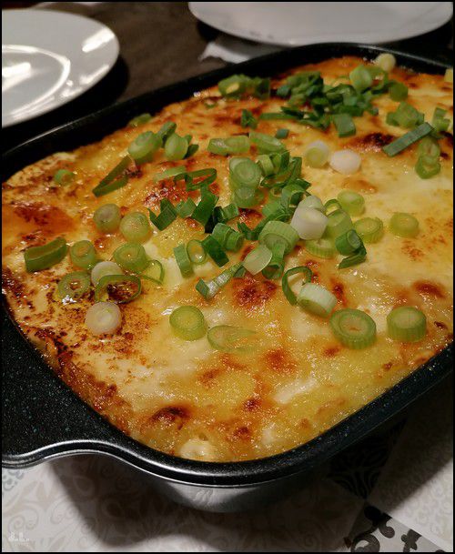 Parmentier à la crème de parmesan 