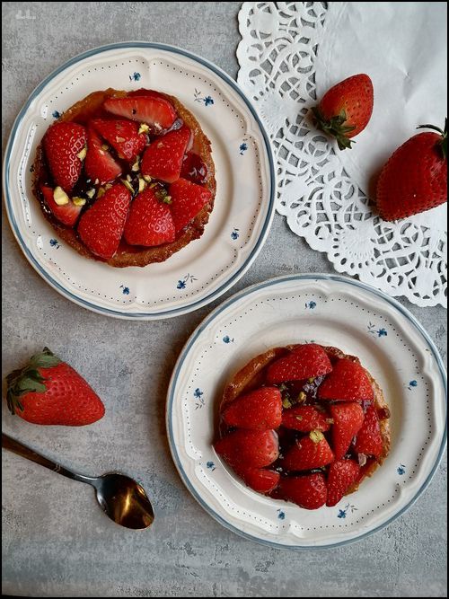 Tarte aux fraises 