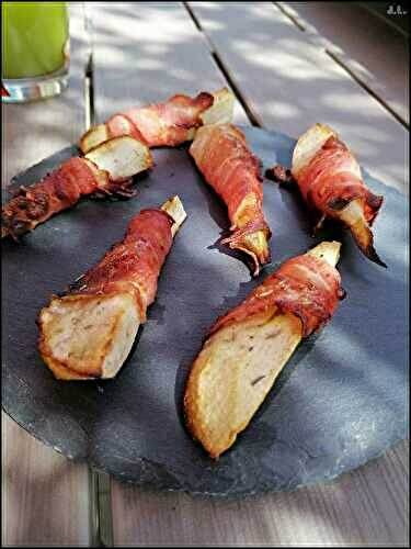 Bouchées de poires au bacon 