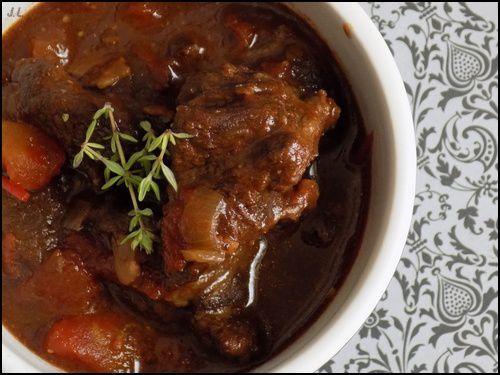 Daube de joue de boeuf 