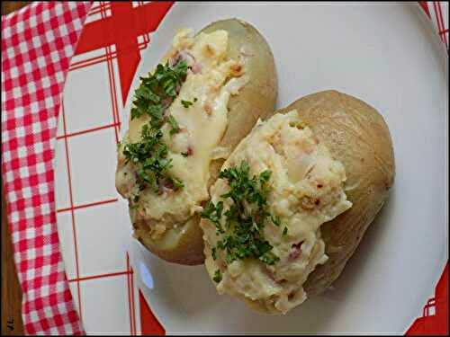 Pommes de terre farcies façon raclette 