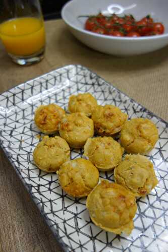 BOUCHEES CHORIZO PARMESAN SANS GLUTEN - UNE TOULOUSAINE EN CUISINE