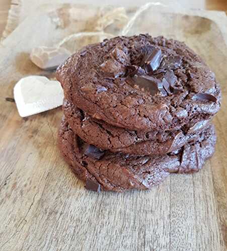 COOKIES TOUT CHOCOLAT AVEC OU SANS GLUTEN - UNE TOULOUSAINE EN CUISINE