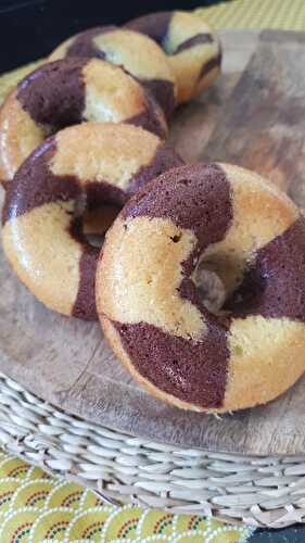 DONUTS FACON MARBRES AVEC OU SANS GLUTEN - UNE TOULOUSAINE EN CUISINE